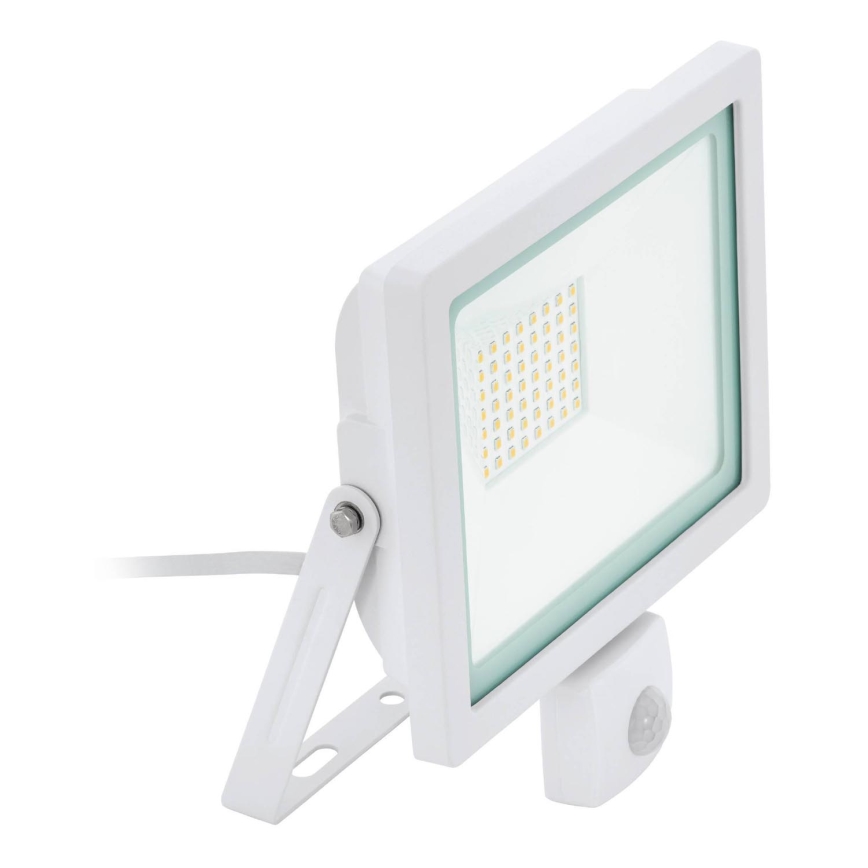 Eglo 64874 - LED Прожектор със сензор FILETTI LED/10W/230V 3000K IP44 бял