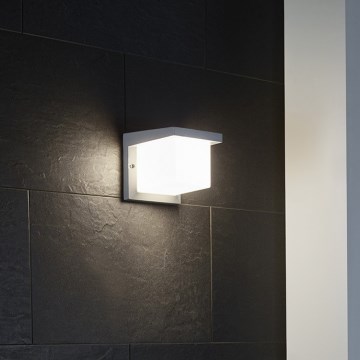 Eglo 65045 - LED Екстериорен аплик DESELLA PRO LED/10W/230V IP54 сребрист