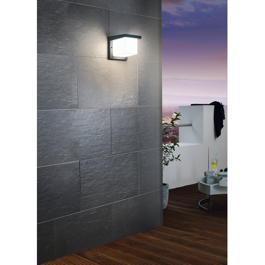 Eglo 65046 - LED Екстериорен аплик DESELLA PRO LED/10W/230V IP54 антрацит