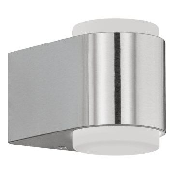 Eglo 65054 - LED Екстериорен аплик BRIONES PRO 2xLED/3W/230V IP44 лъскав хром