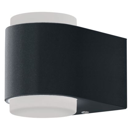 Eglo 65056 - LED Екстериорен аплик BRIONES 2xLED/3W/230V IP44 антрацит