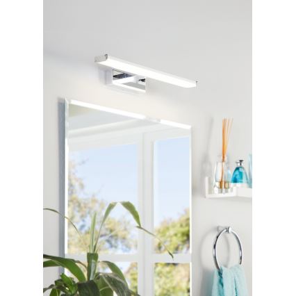 Eglo 74051 - LED Лампа за огледало в баня GALENZANA LED/7,4W/230V 4000K 40 см IP44 лъскав хром
