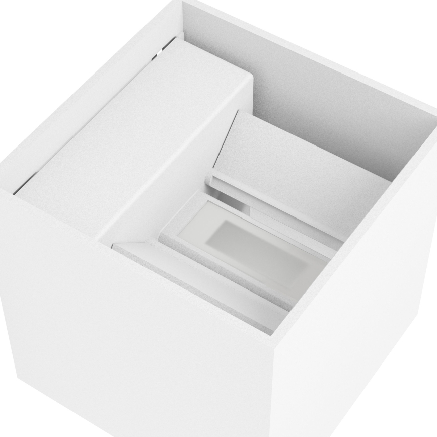 Eglo - LED димируема външна презареждаема стенна лампа със сензор за движение и сумрак LED/2,2W/5V IP44 бяла