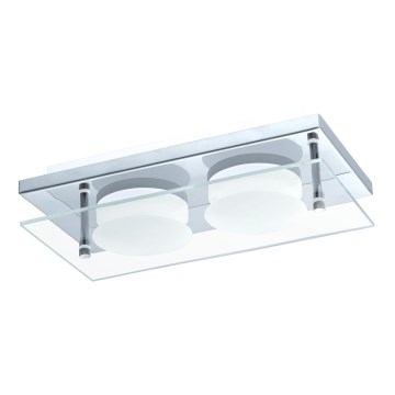 Eglo 75327 - LED плафон ABIOLA 2xLED/6W/230V лъскав хром