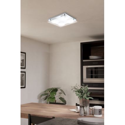 Eglo 75329 - LED таванно осветително тяло ABIOLA 4xLED/6W/230V лъскав хром