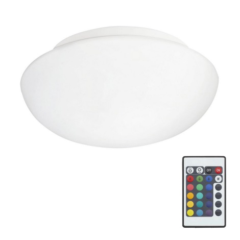 Eglo 75351 - LED RGB Димируема  Таванна лампа ELLA-C 1xE27/7,5W/230V + дистанционно управление