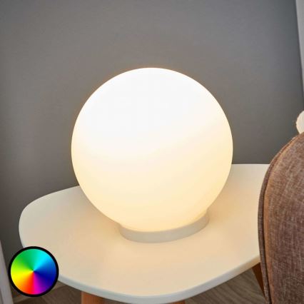 Eglo 75362 - LED RGBW Димируема настолна лампа RONDO-C 1xE27/6W/230V + дистанционно