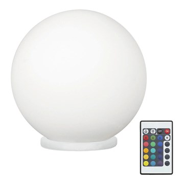 Eglo 75362 - LED RGBW Димируема настолна лампа RONDO-C 1xE27/6W/230V + дистанционно