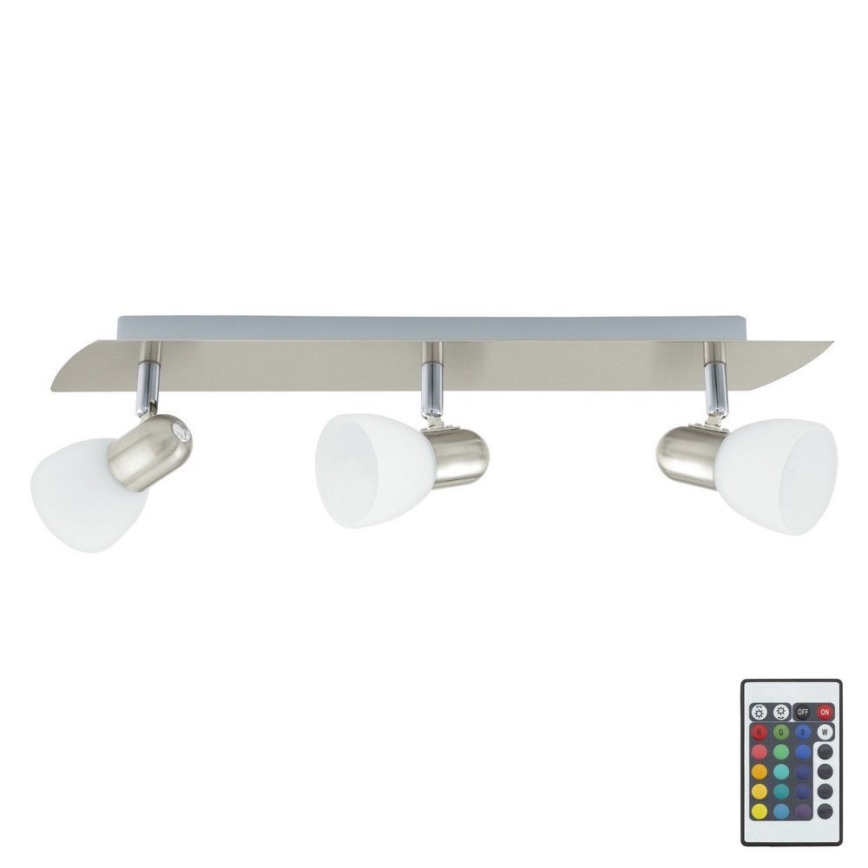 Eglo 75375 - LED RGB Димируем спот ENEA-C 3xE14/4W/230V + дистанционно управление