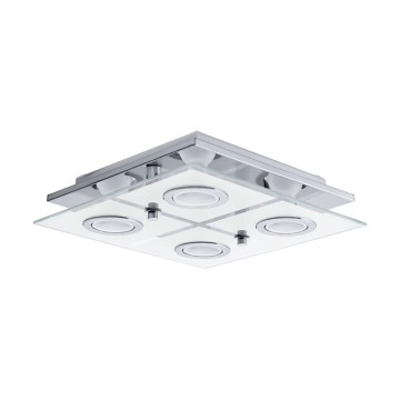 Eglo 75378 - LED RGBW Димируем плафон CABO-C 4xGU10/4W/230V + дистанционно управление