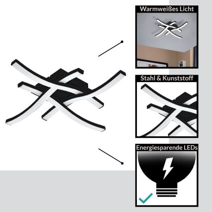 Eglo - LED Полилей за повърхностен монтаж LED/16W/230V