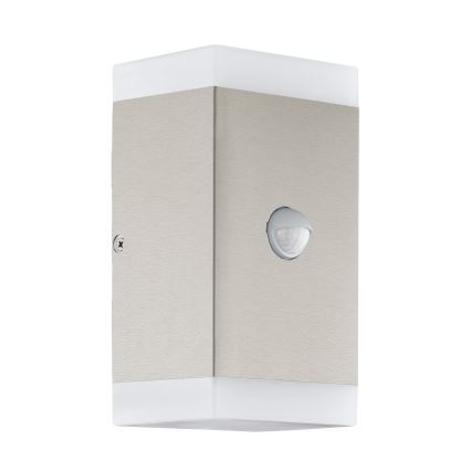 Eglo - LED Екстериорен аплик със сензор 2xGU10/4,6W/230V IP44
