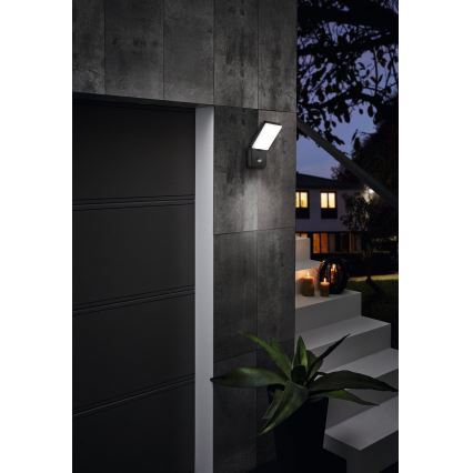 Eglo - LED Екстериорен аплик със сензор LED/10W/230V IP44