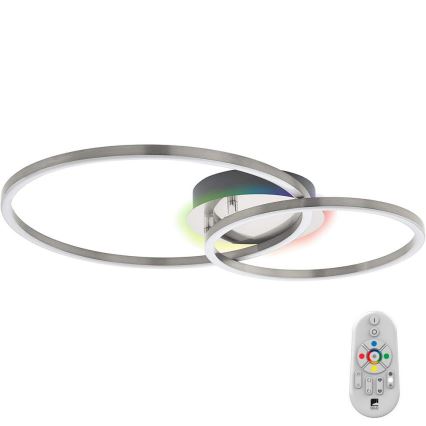 Eglo - LED RGB Димируем полилей за повърхностен монтаж LED/21,5W/230V 3000-6500K + дистанционно