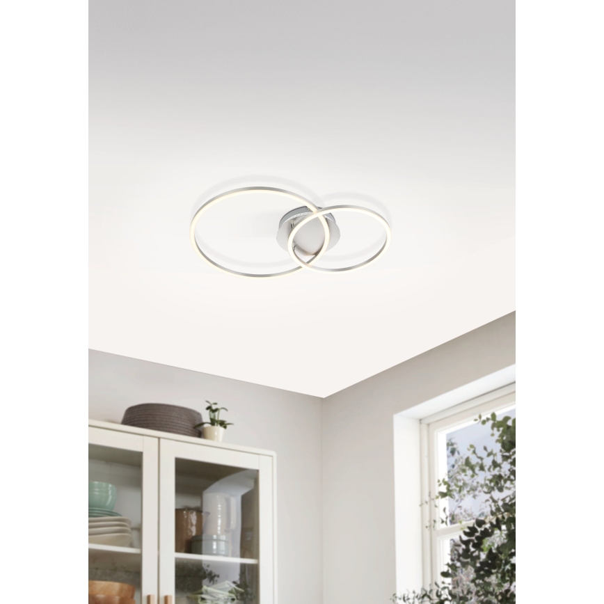 Eglo - LED RGB Димируем полилей за повърхностен монтаж LED/21,5W/230V 3000-6500K + дистанционно