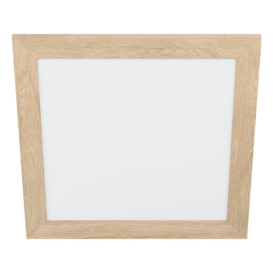 Eglo 75643 - LED Плафониера CALEMAR LED/19W/230V 4000K 43,7x 43,7 см кафяв
