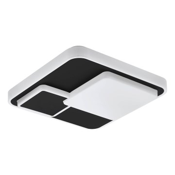 Eglo 75667 - LED Плафониера LEPRESO LED/19,5W/230V 38,5x38,5 см черен
