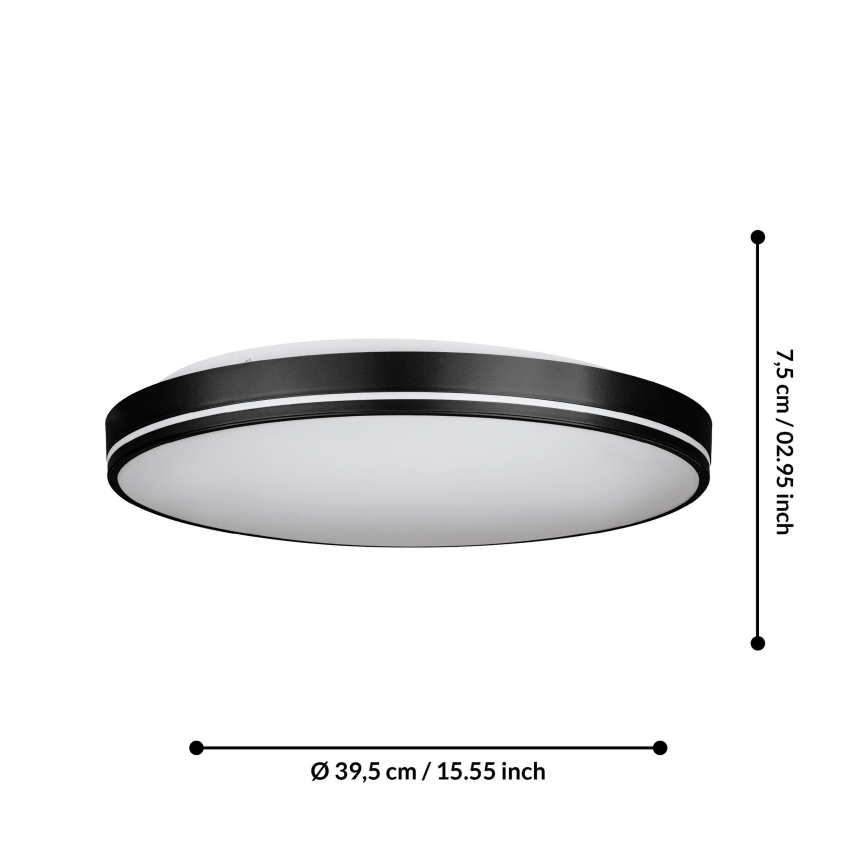 Eglo - LED Димируем плафон LED/22W/230V 3000-6500K + дистанционно