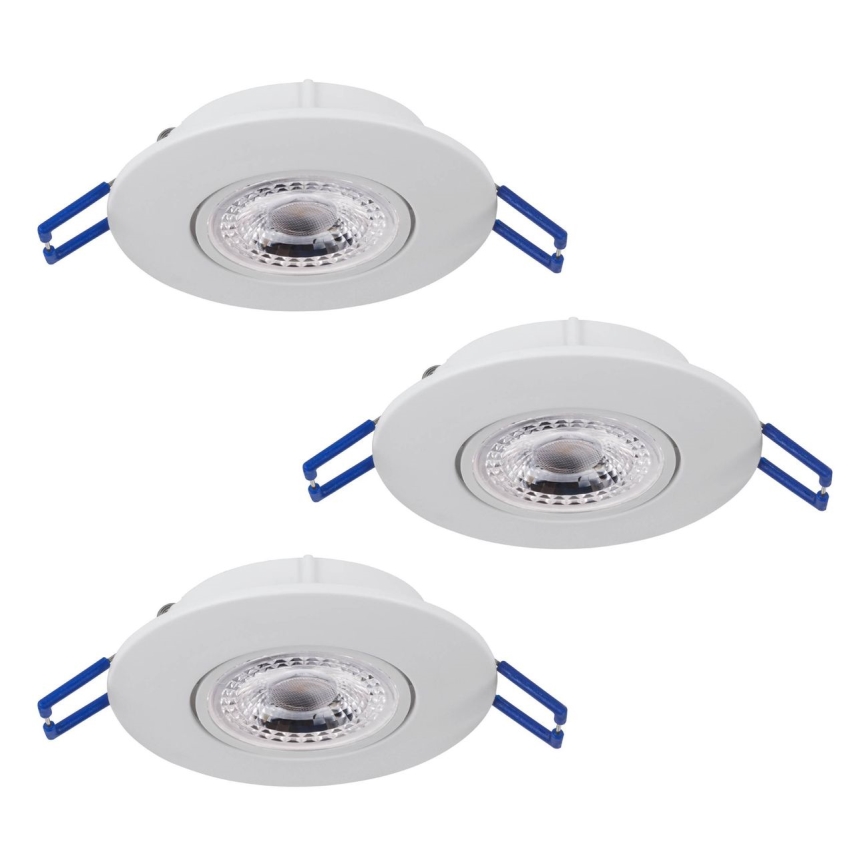 Eglo 75763 - К-кт 3x LED Лампа за окачен таван ZUJAR LED/3,4W/230V бял