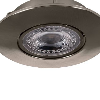Eglo 75765 - К-кт 3x LED Лампа за окачен таван ZUJAR LED/3,4W/230V матов хром