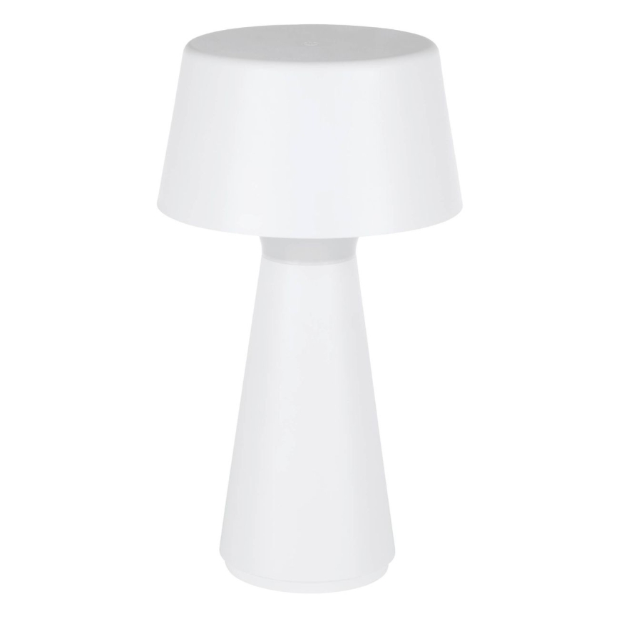 Eglo - LED димируема външна презареждаема настолна лампа LED/3W/5V 2200/3000/4000K 2000 mAh IP44 бяла