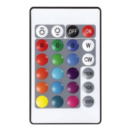 Eglo - LED RGB димируема външна акумулаторна лампа LED/2600 mAh IP44 бяла + дистанционно управление