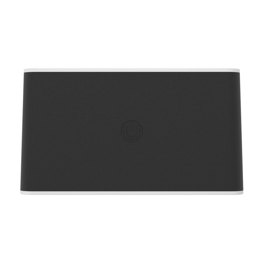 Eglo - Димируемо акумулаторно сензорно външно стеннo осветително тяло LED/5W/5V 2000 mAh 3000/4000/6500K IP44 черно