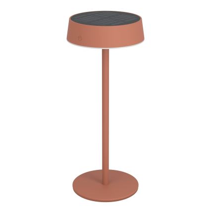 Eglo - димируема настолна лампа с докосване и слънчево зареждане, LED/3W/5V, 3000-6000K, 1800 mAh, IP44, оранжева
