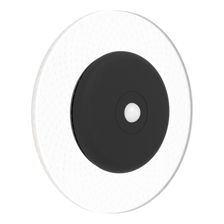 Eglo - LED RGBW димируема презареждаема стенна лампа с датчик за движение и сумрак LED/5V 2000 mAh черна + дистанционно управление