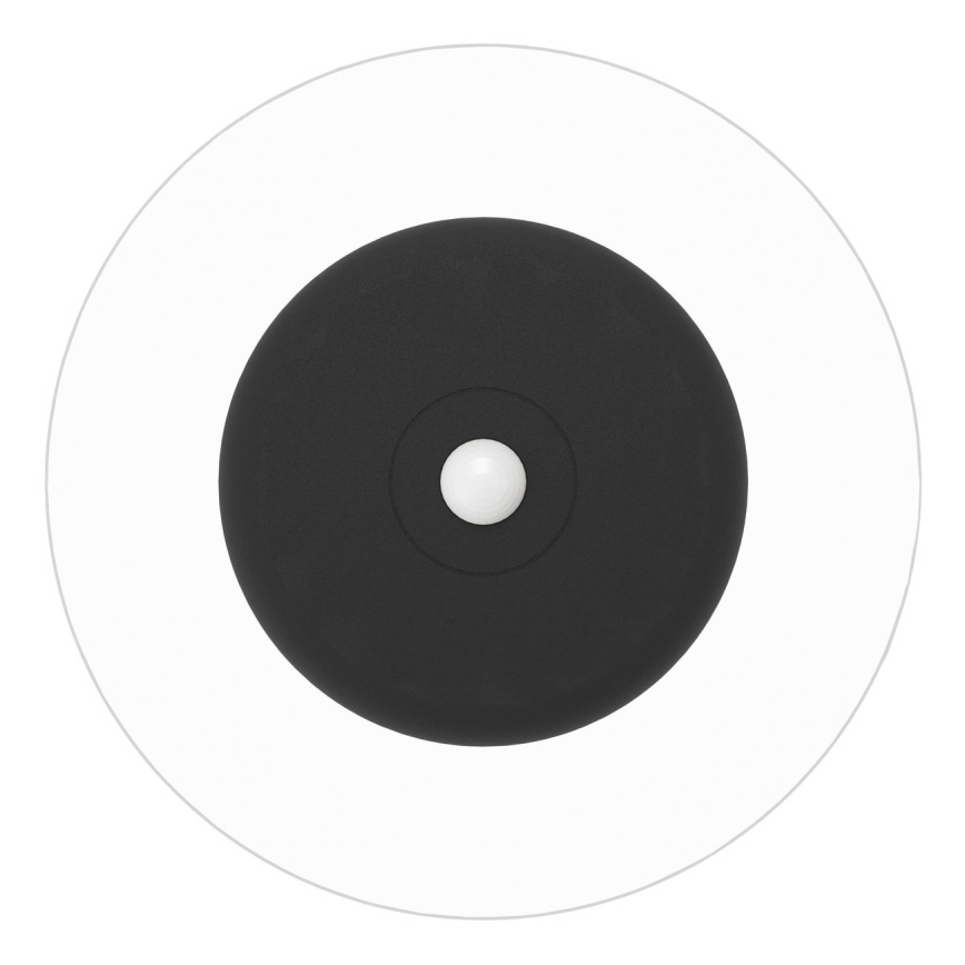 Eglo - LED RGBW димируема презареждаема стенна лампа с датчик за движение и сумрак LED/5V 2000 mAh черна + дистанционно управление