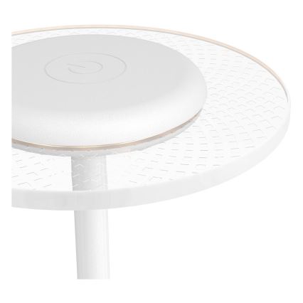 Eglo - LED RGBW с регулиране на яркостта, презареждаема сензорна настолна лампа LED/5V 2000 mAh, бяла