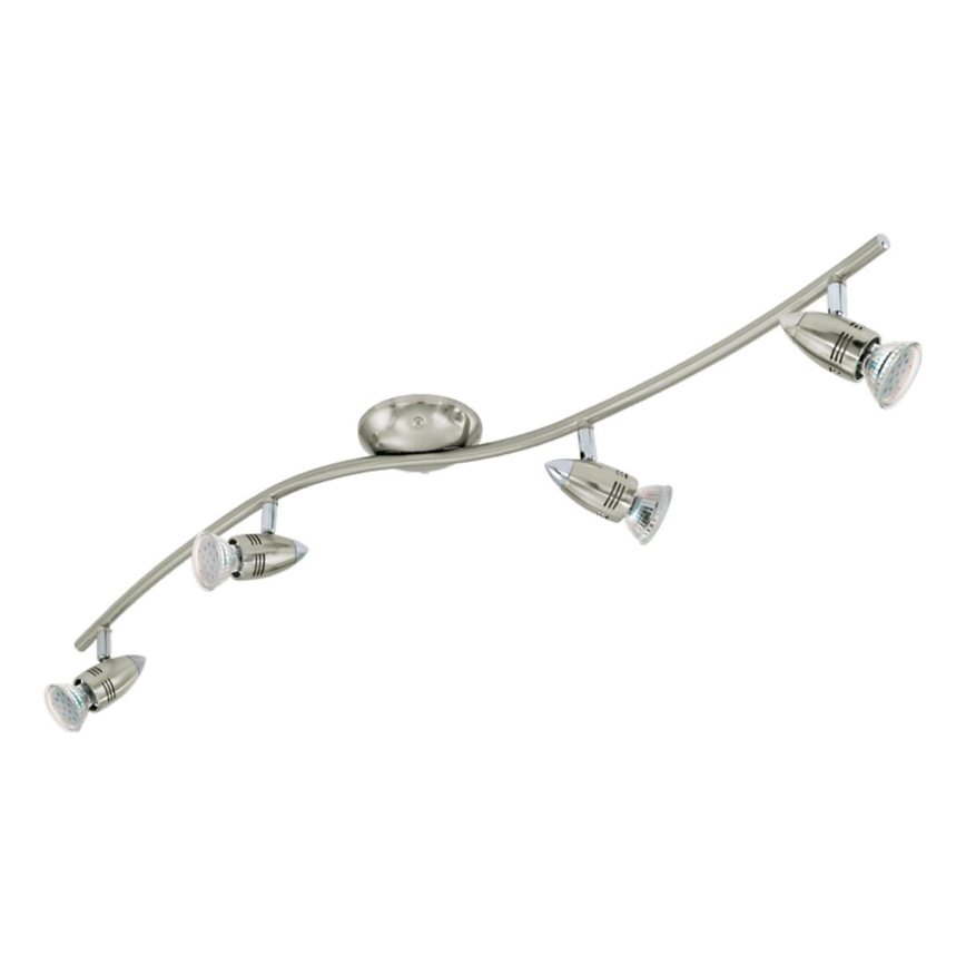 Eglo 78025 - LED Спот MAGNUM 4xGU10/3W/230V 3000K матов хром