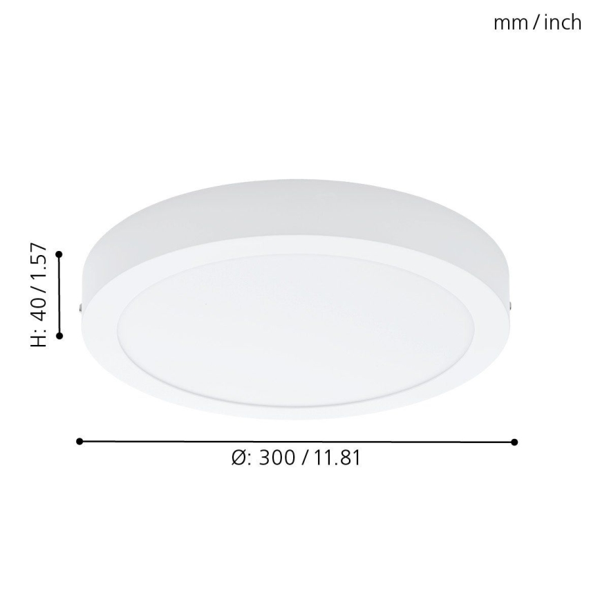 Eglo 78203 - LED Плафониера FUEVA LED/22W/230V