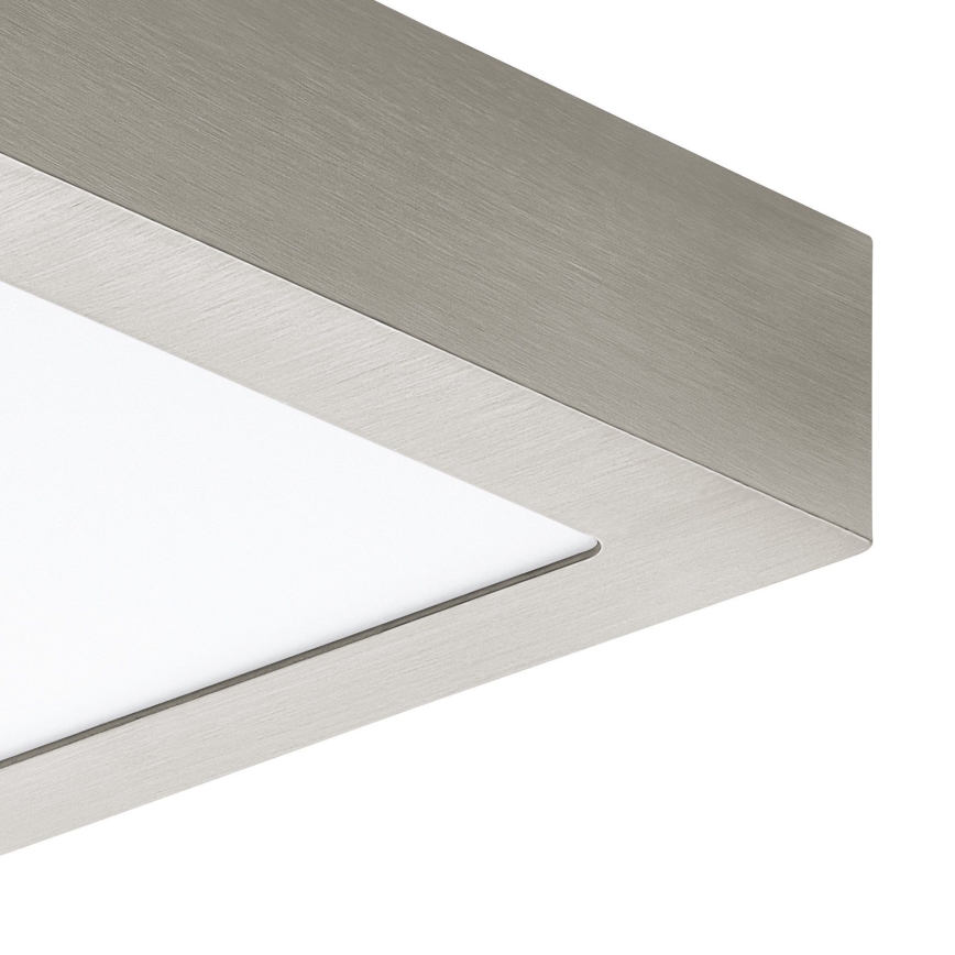 Eglo 78215 - LED плафон FUEVA LED/10,9W/230V 17x17 см матов хром