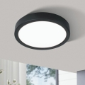 Eglo 78676 - LED потолен плафон FUEVA LED/17W/230V Ø 21 см черен
