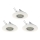 Eglo 78704 - К-кт 3x LED Лампа за окачен таван PENETO 1xGU10/3,3W/230V бял