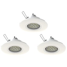 Eglo 78704 - К-кт 3x LED Лампа за окачен таван PENETO 1xGU10/3,3W/230V бял