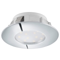 Eglo 78742 - LED Осветление за окачен таван PINEDA 1xLED/12W/230V лъскав хром