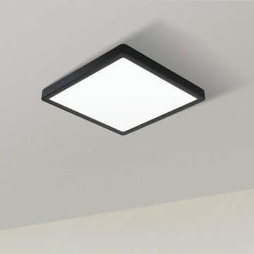 Eglo 78814 - LED плафон FUEVA LED/17W/230V 21x21 cm черен