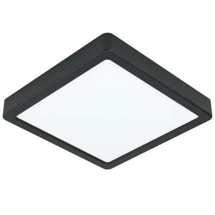 Eglo 78814 - LED плафон FUEVA LED/17W/230V 21x21 cm черен