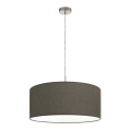 Eglo 79126 - Полилей на въже PASTERI 1xE27/60W/230V кафява