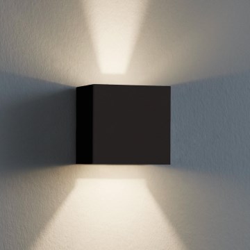 Eglo 79215 - LED Екстериорен аплик CALPINO 2xLED/3,3W/230V 3000K IP54 черен