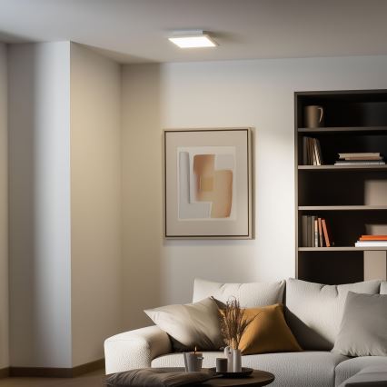 Eglo 79322 - LED Димируем плафон SALOBRENA LED/16W/230V 4000K 30x30 см бял
