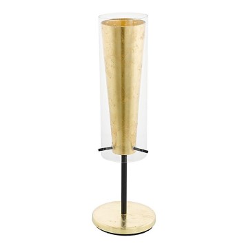 Eglo 79345 - Настолна лампа PINTO GOLD 1xE27/40W/230V златист