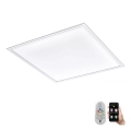 Eglo 79467 - LED Димируем плафон POZZALLO LED/21W/230V 2700-6500K 45x45 см бял + дистанционно управление