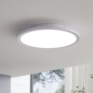 Eglo 79469 - LED Димируем плафон POZZALLO LED/21W/230V 2700-6500K бял + дистанционно управление