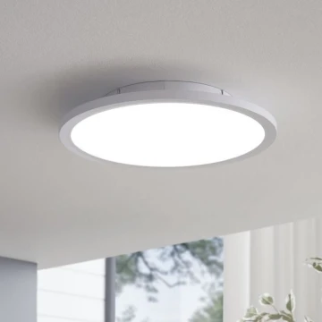 Eglo 79469 - LED Димируем плафон POZZALLO LED/21W/230V 2700-6500K бял + дистанционно управление