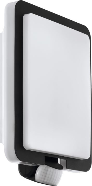 Eglo 79546 - Външно стенно осветително тяло със сензор MUSSOTTO 1xE27/28W/230V IP44