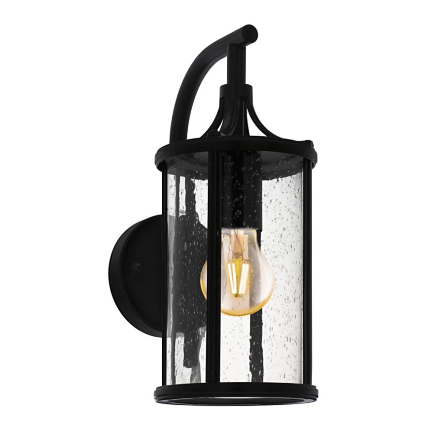 Eglo 79572 - Екстериорен аплик SANTA FLAVIA 1xE27/60W/230V IP44 черен
