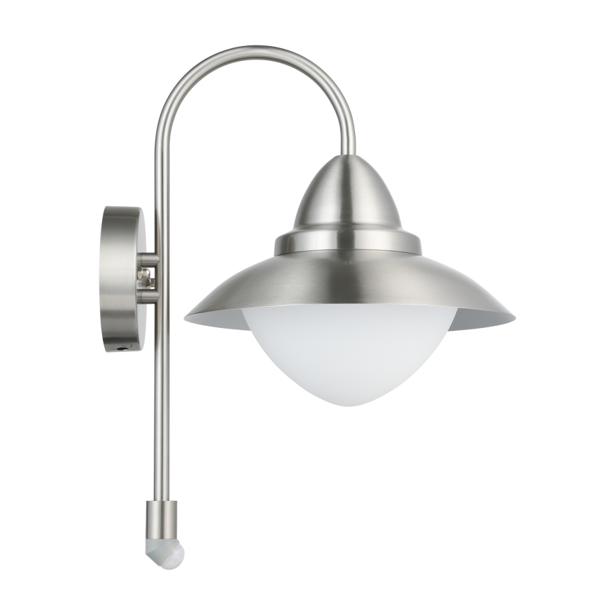 Eglo - Екстериорна със сензор Стенна лампа 1xE27/60W IP44